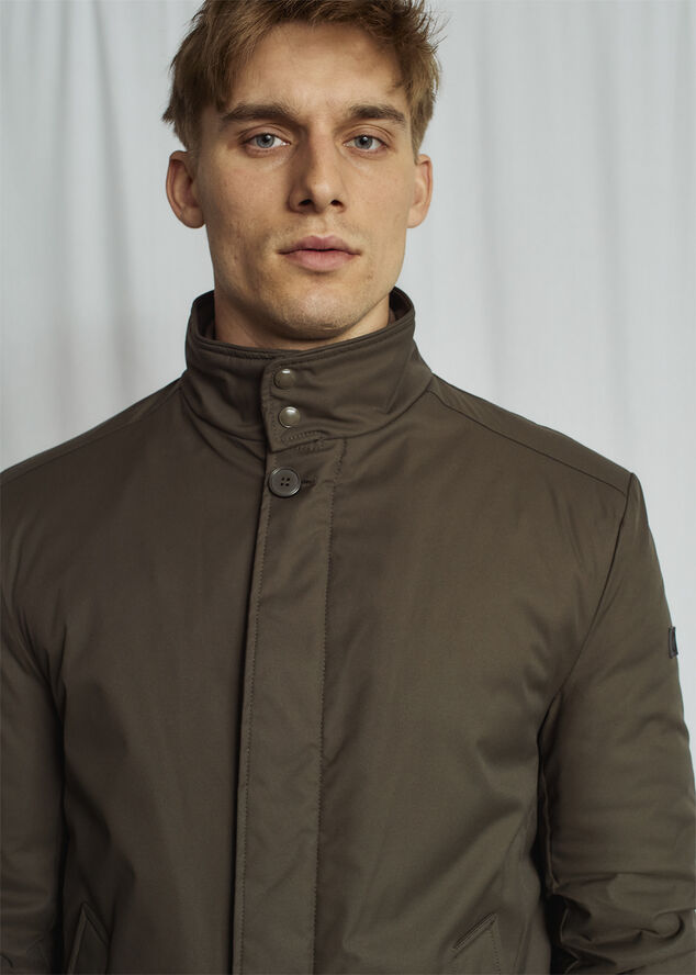 Bruun & Stengade BS Bedford Slim Fit Coat Army