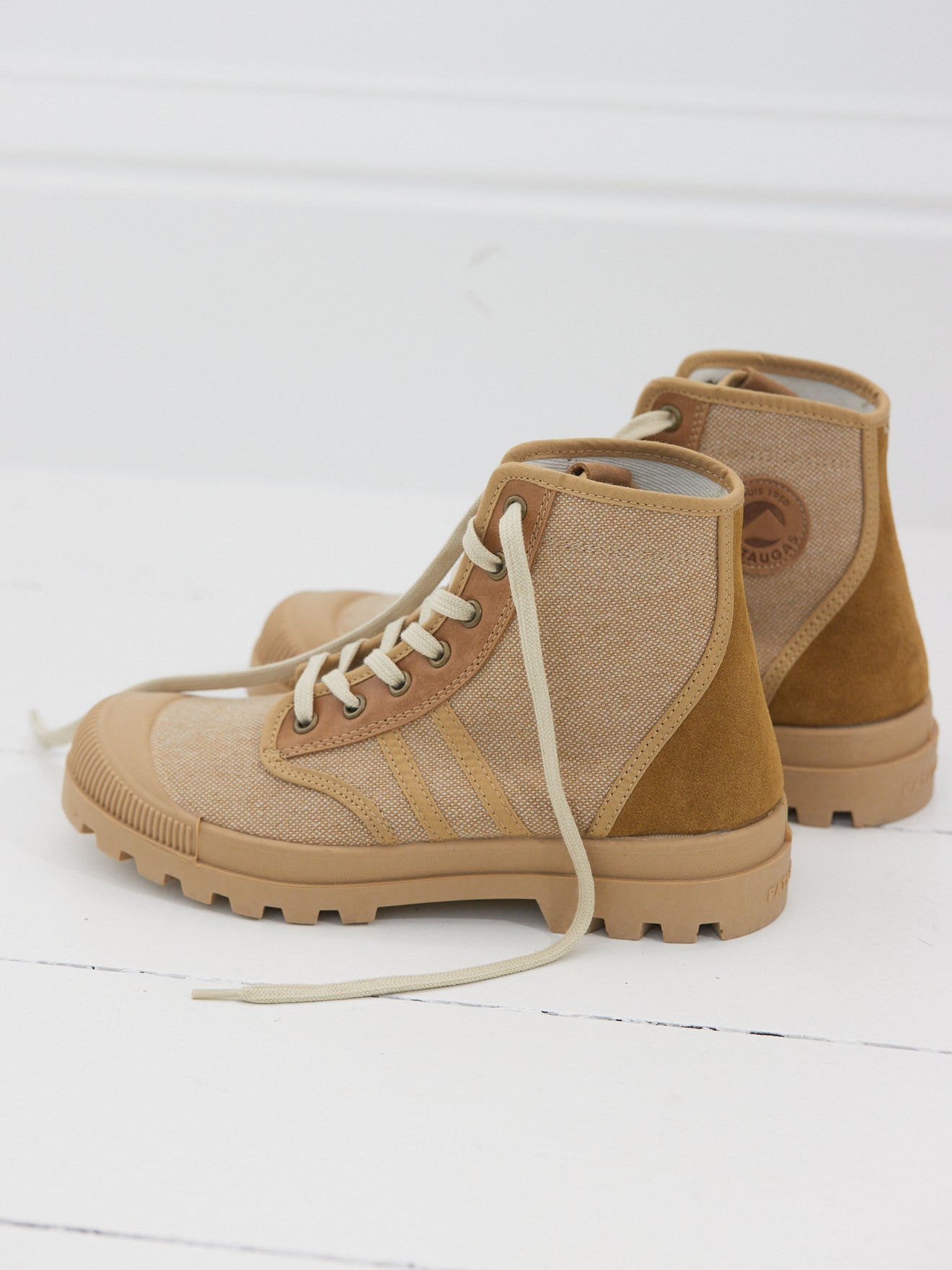 Baskets Authentique Mid Pataugas en toile coton bio