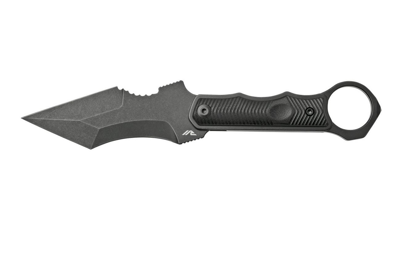 Civivi Orthrus C20037B-1 zwart, semi vaststaand mes