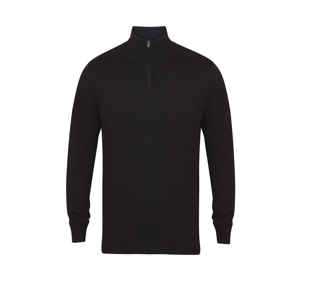 HENBURY HY729 - Pull Col Zippé Élégance et Confort