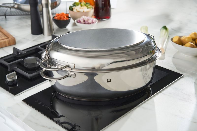 ZWILLING - Multifunctionele Braadpan - Roestvrij Staal - 8,5 L - Inclusief Rooster