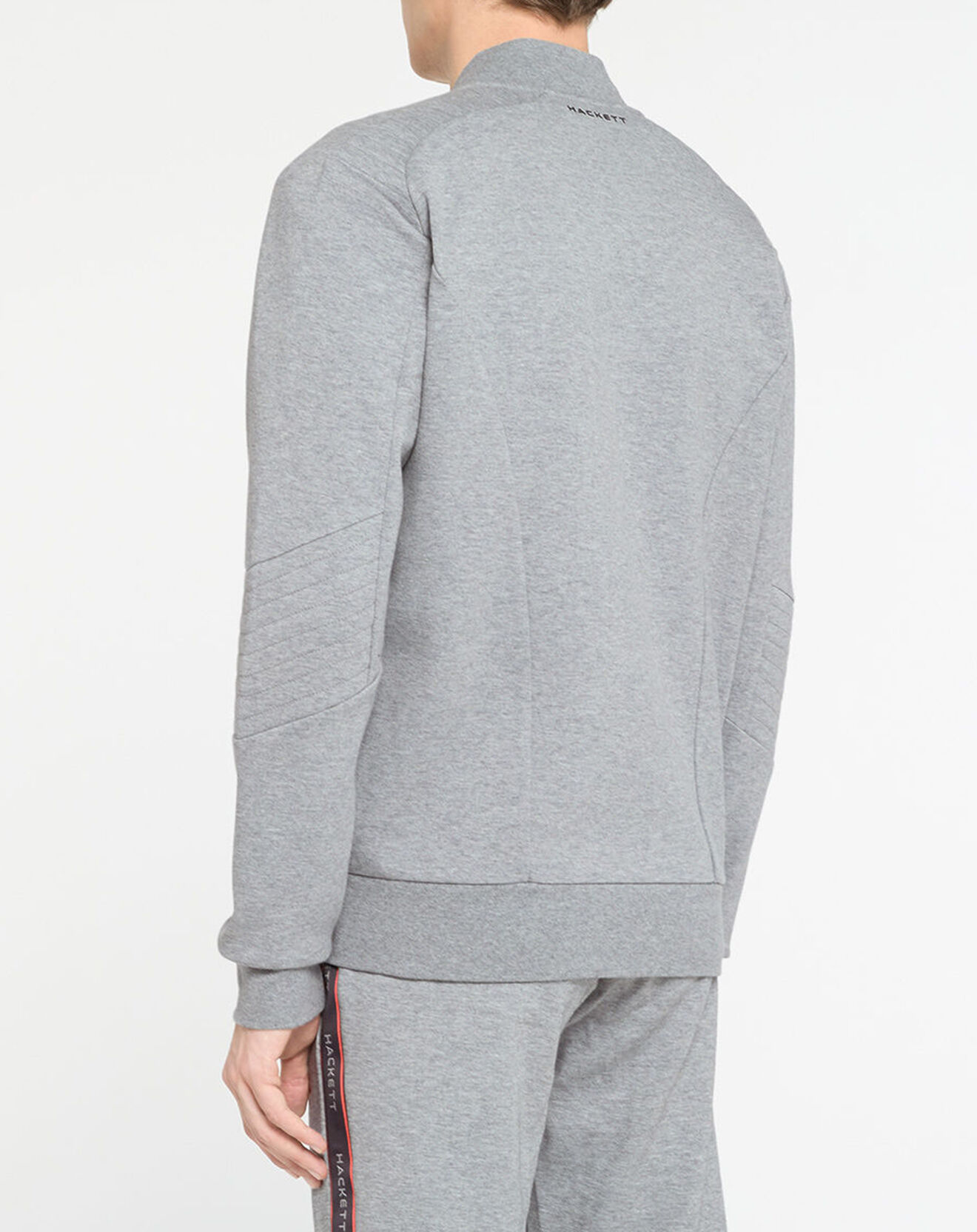 Hackett London Sweat Motard Aston Martin Racing gris clair