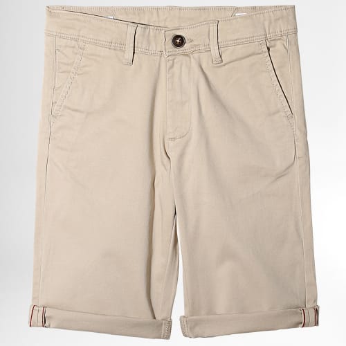 Short Chino Enfant Bowie Solid Beige