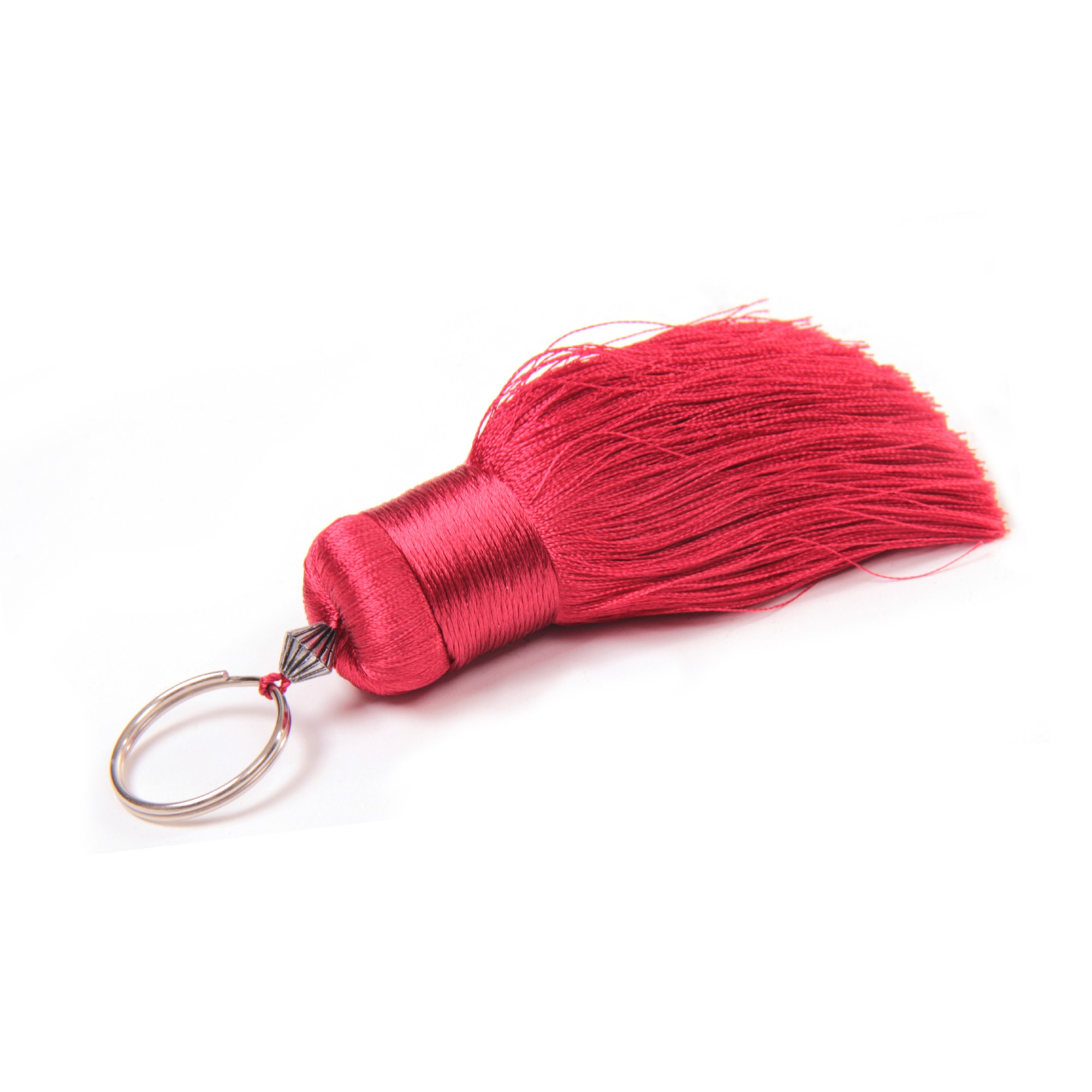 Troddel 'Fatima', rot, L 12 cm, Ø 2 cm von fischer's lagerhaus