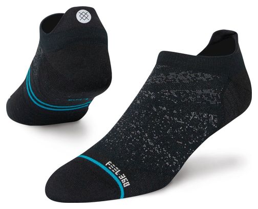 Lot de 3 Paires de Chaussettes Basses Stance Run Light Noir Gris Blanc