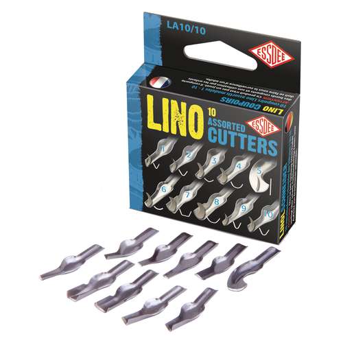 ESSDEE Linolmesser 10er-Sortiment, Typ 1 - 10