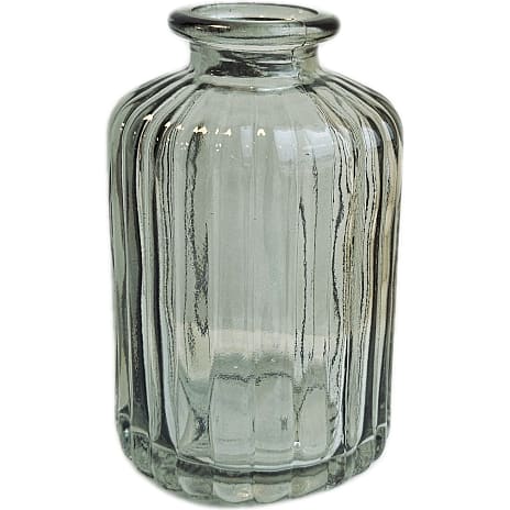 Glasvase H:10 cm - Grøn