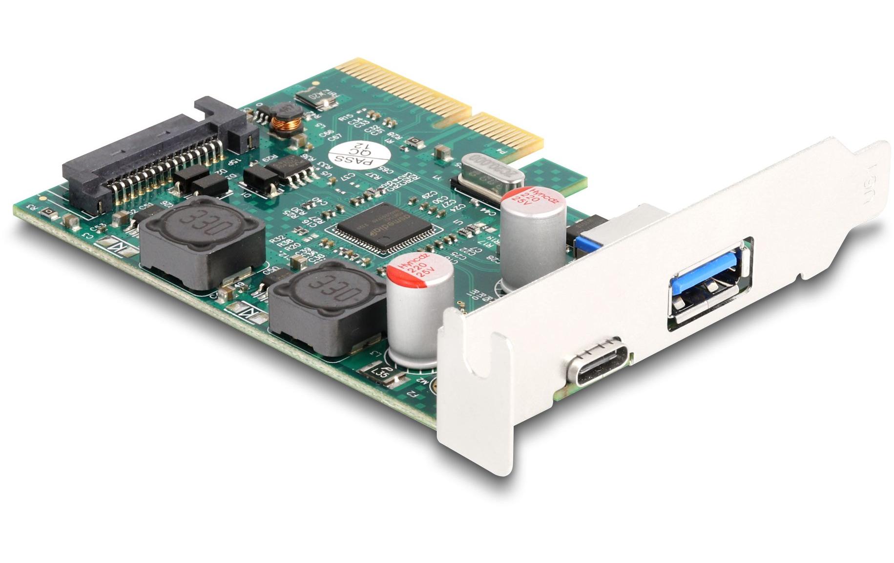 PCI-Express-Karte 90107 2x USB2x SuperSpeed USB 3.1 PCI Express Karte