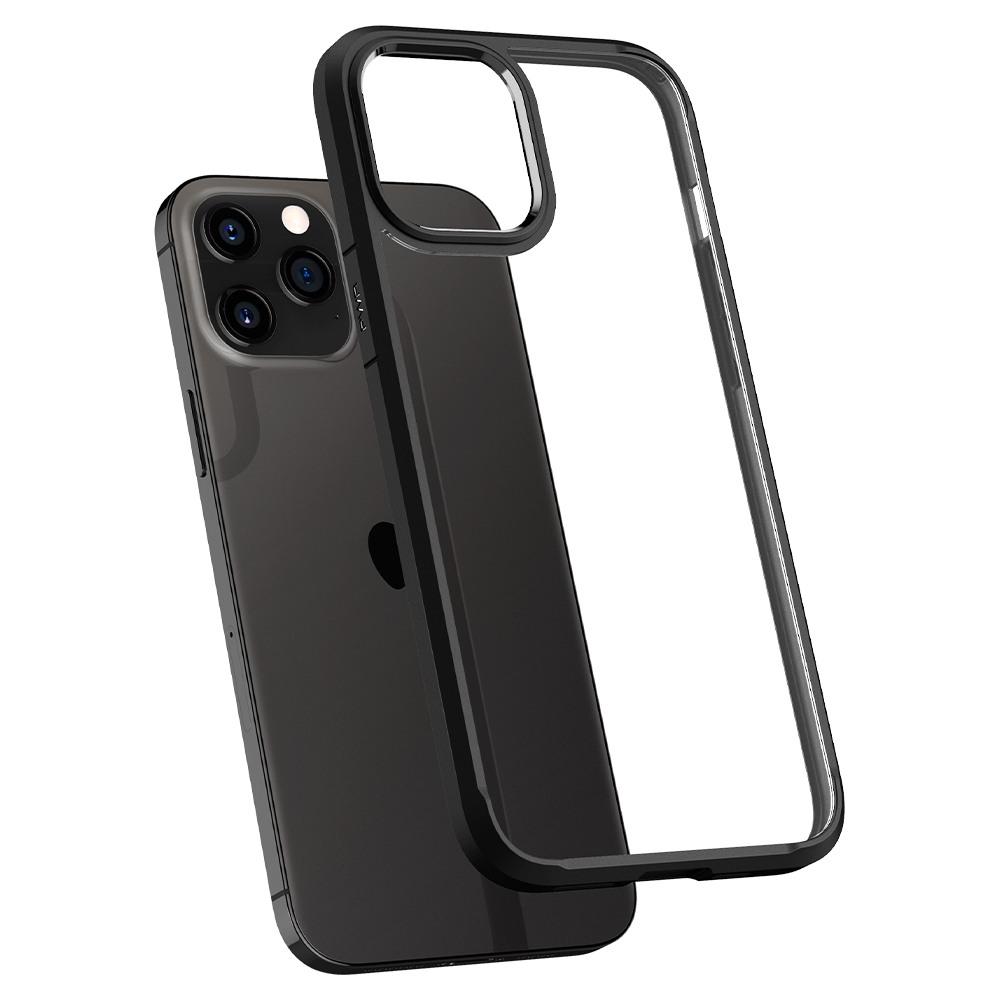 iPhone 12 / iPhone 12 Pro Ultra Hybrid Case Hülle (ACS01703) - Schwarz / Transparent