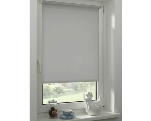 Rolgordijn Gardinia EasyFix zonder boren 45x150 cm steengrijs incl. klembeugels
