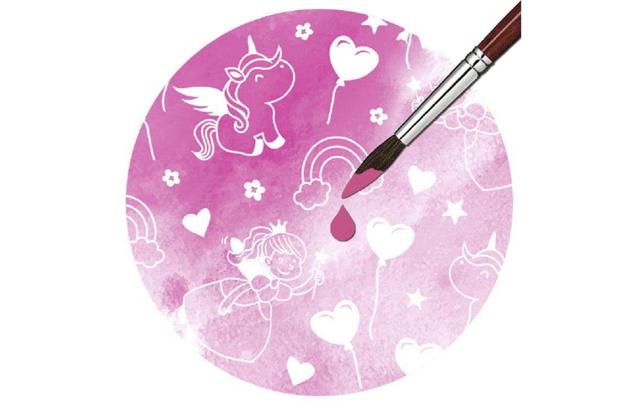 Zauberpapier 250 g/m2 10 Blatt, Weiss, EinhornZauberpapier Einhorn