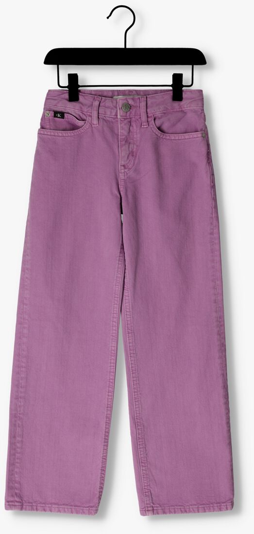 CALVIN KLEIN paarse calvin klein wide jeans wide leg hr iris orchid