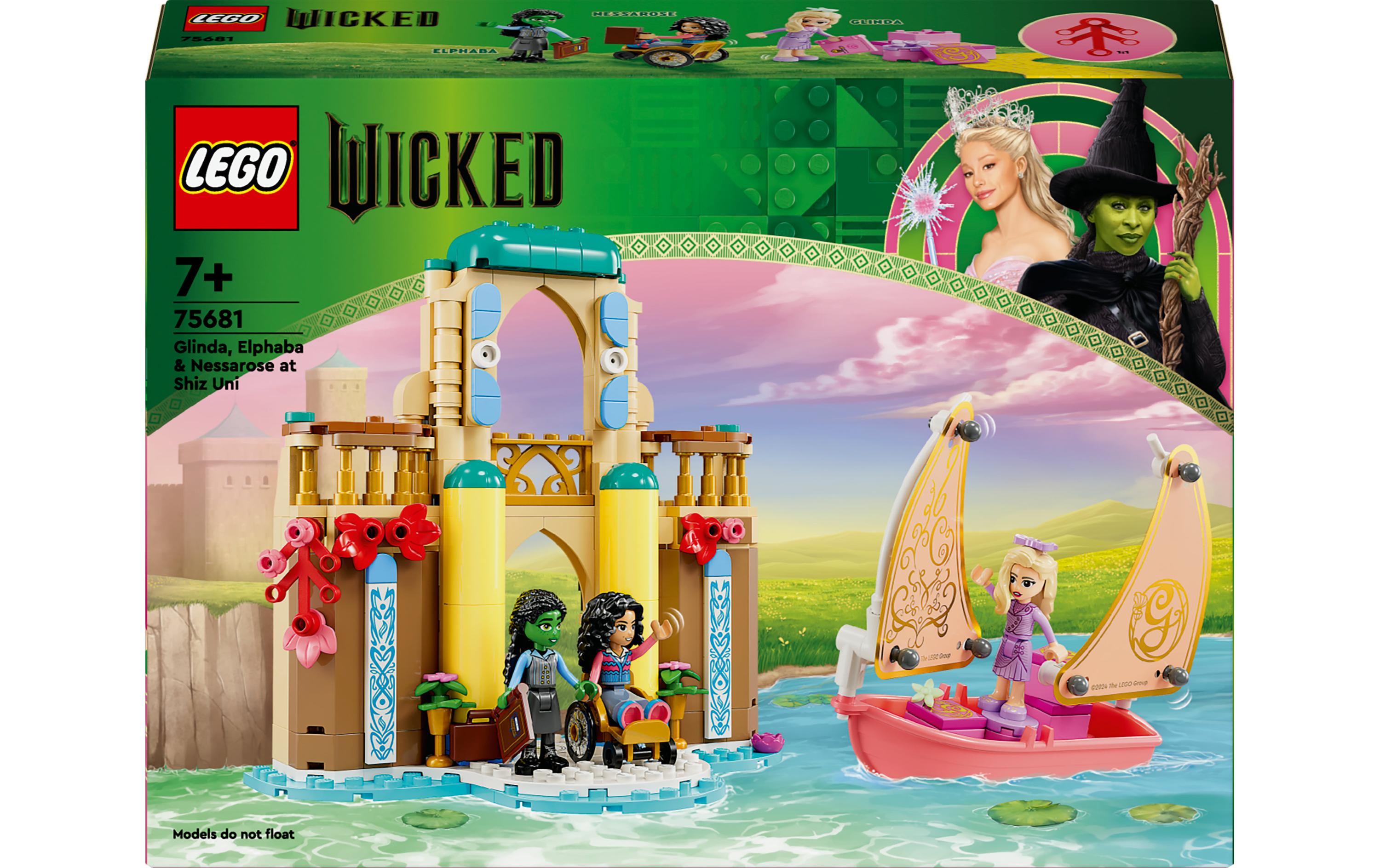 Set Wicked: Glinda, Elphaba und Nessarose 75681Interaktives Abenteuer-Spielset für Kinder