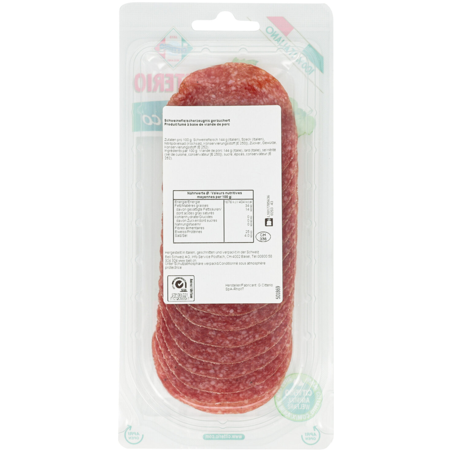 Citterio Salami Strafino ca. 65g