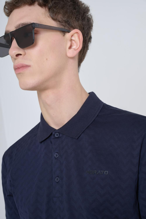 Antony Morato blauwe heren polo