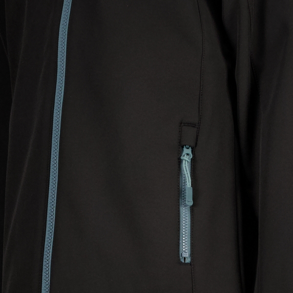 Mountain Peak kinder softshell jas zwart