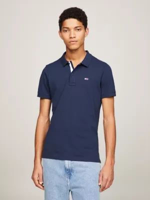 Polo Slim Fit em 100% Algodão Orgânico Puro