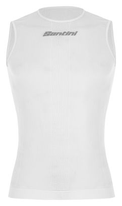 Sous-Maillot Sans manche Santini Rete Blanc
