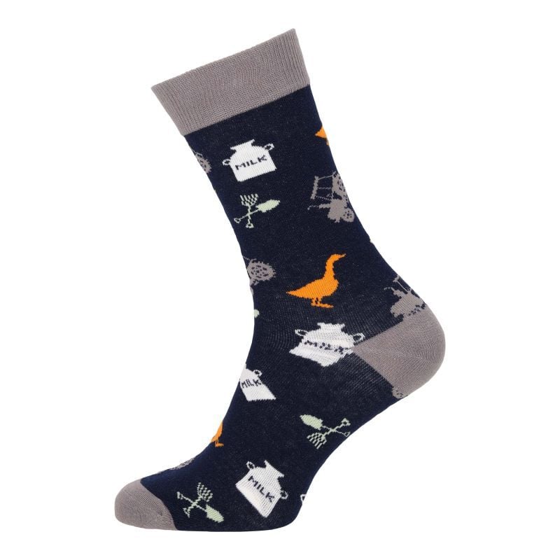 Welkoop Fun Boerderij - Sokken - Blauw - 35-38