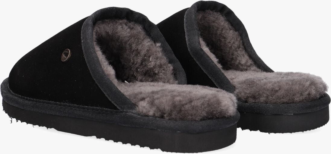 WARMBAT zwarte warmbat pantoffels classic kids