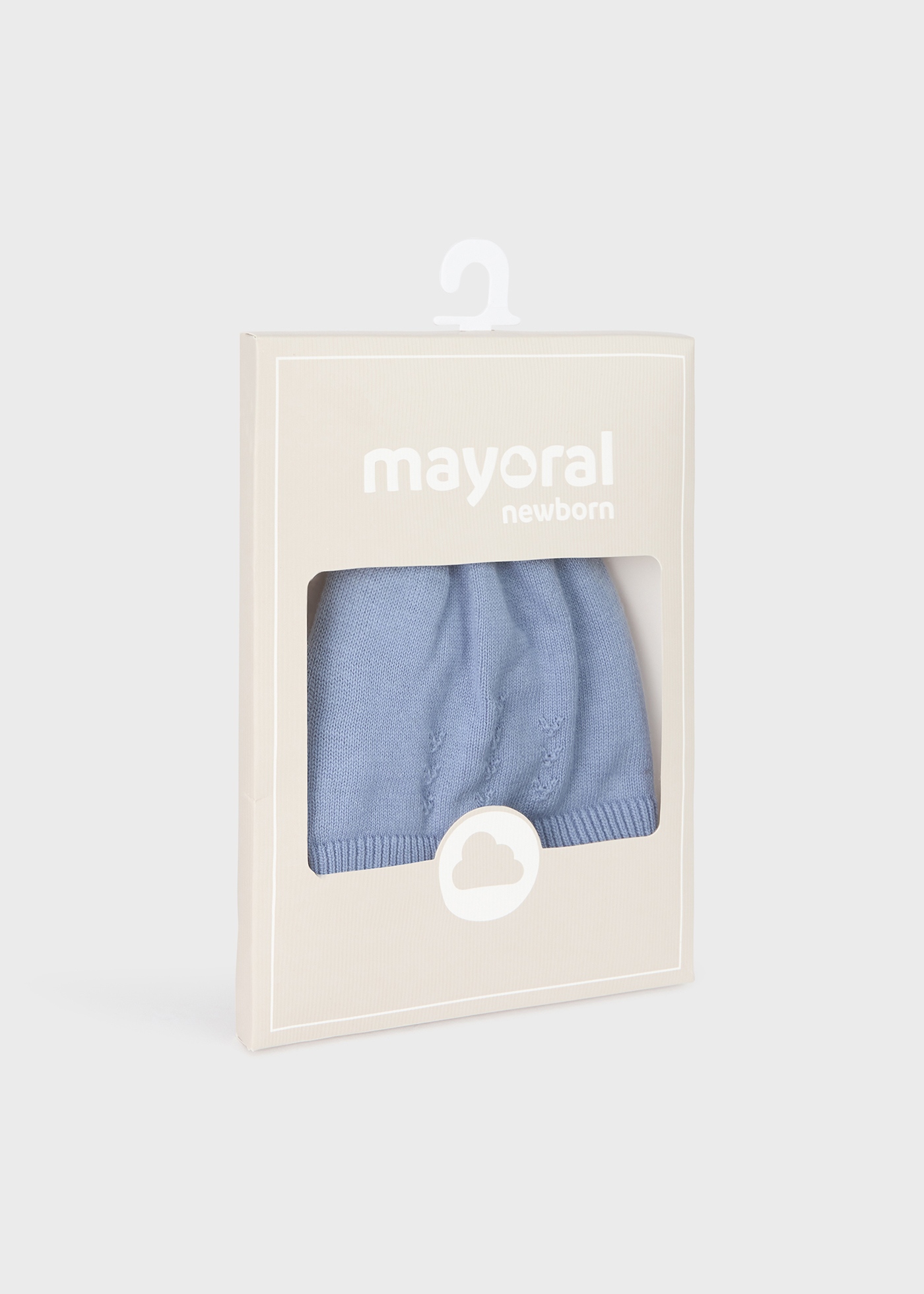 Gorro de malha Better Cotton para recém-nascidos, branco-creme