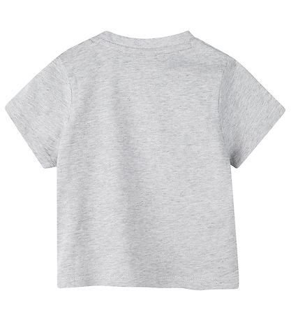 BOSS T-shirt - Gråmeleret m. Sort