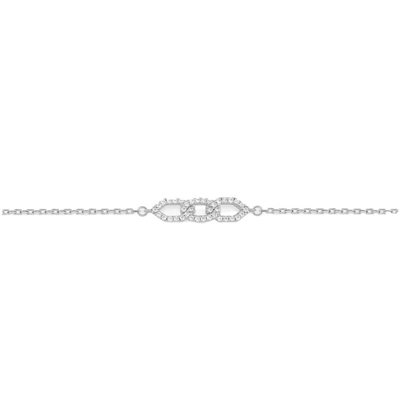 Bracelet Femme - Argent 925 - Longueur : 18 cm