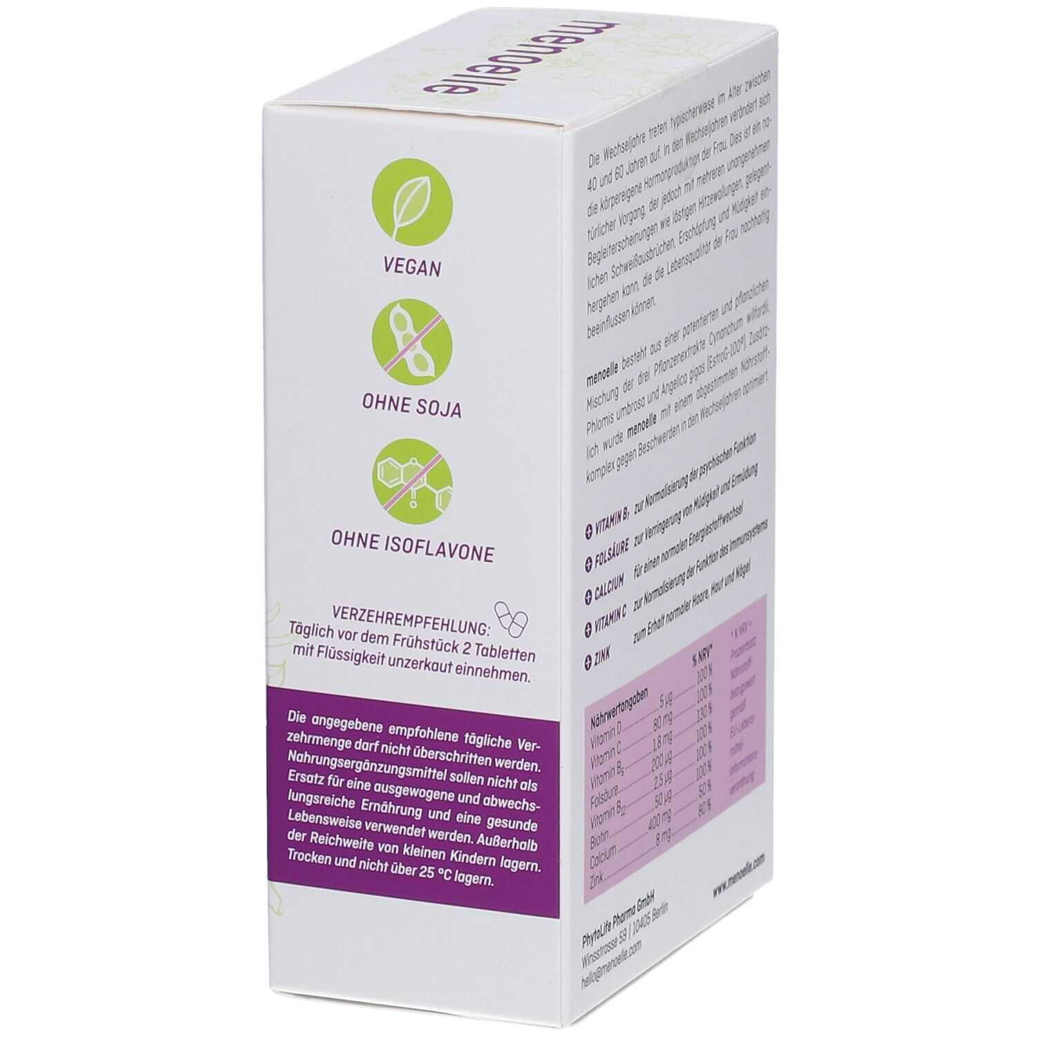 menoelle® Tabletten Wechseljahre
