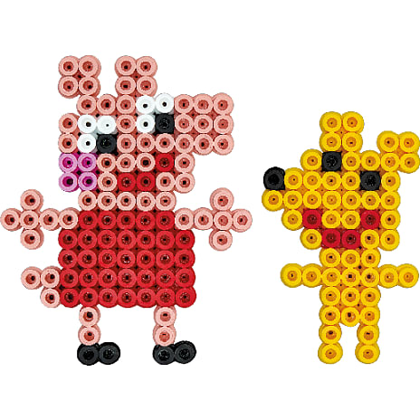 Hama maxi perler med stiftplade - Gurli Gris