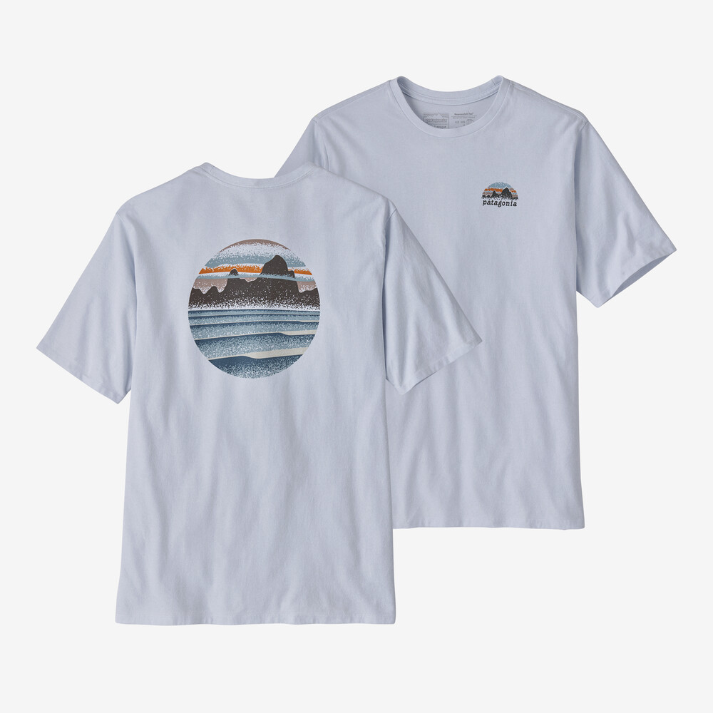 Herren Skyline Stencil Responsibili-Tee