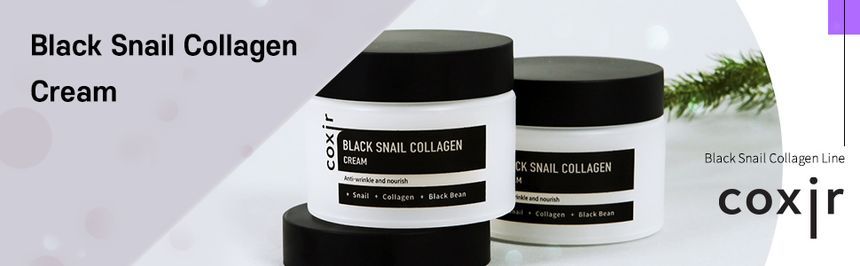 coxir - Zwarte Slakkencollageencrème Tube Mini