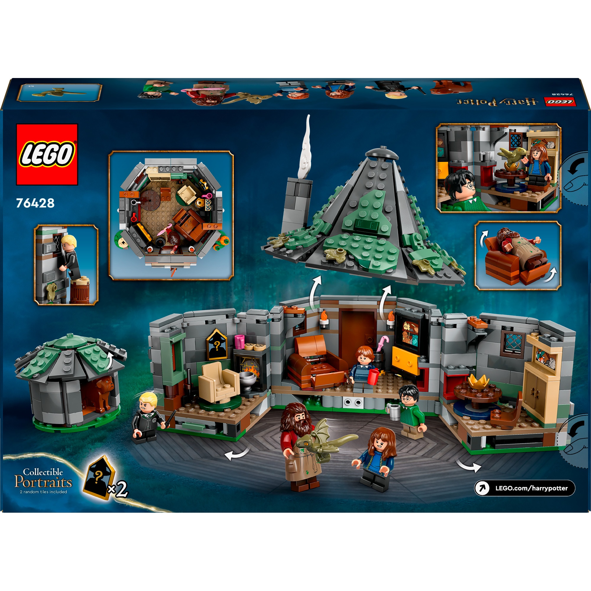 LEGO Konstruktionsspielzeug Harry Potter Hagrids Hütte: Ein unerwarteter Besuch