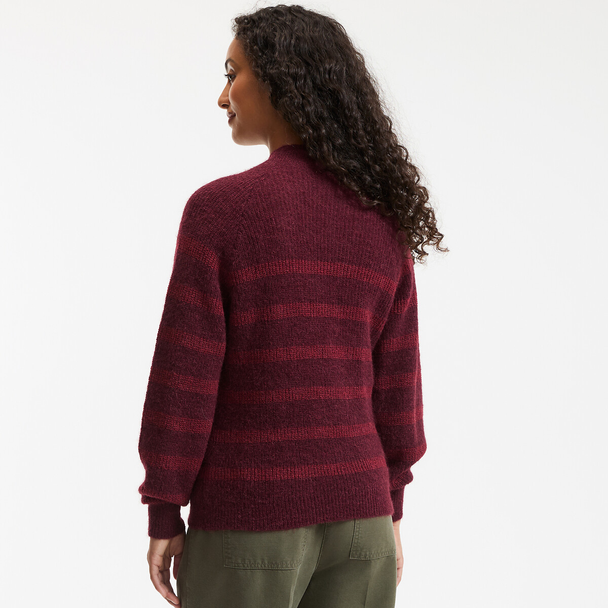 COLEÇÕES LA REDOUTE<br>Gestreepte trui em alpaca mista Signature ARISTIDE