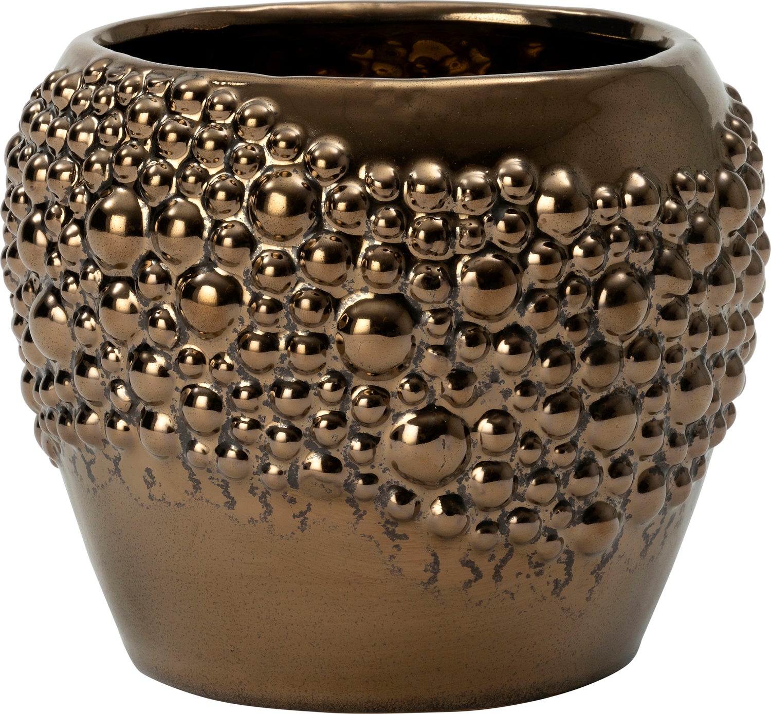 Intratuin bloempot Billie koper D 13 H 11 cm