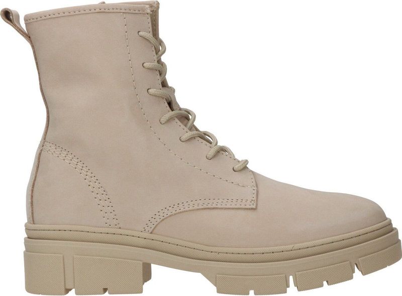 Tamaris Veterboots beige - Maat 38