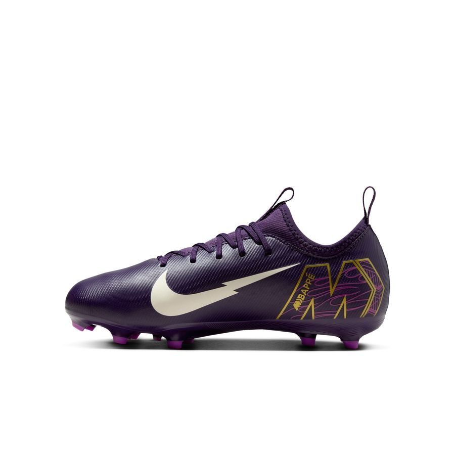 Nike Air Zoom Mercurial Vapor 16 Academy MG Mbappé Personal Edition - Violet/Blanc Enfant