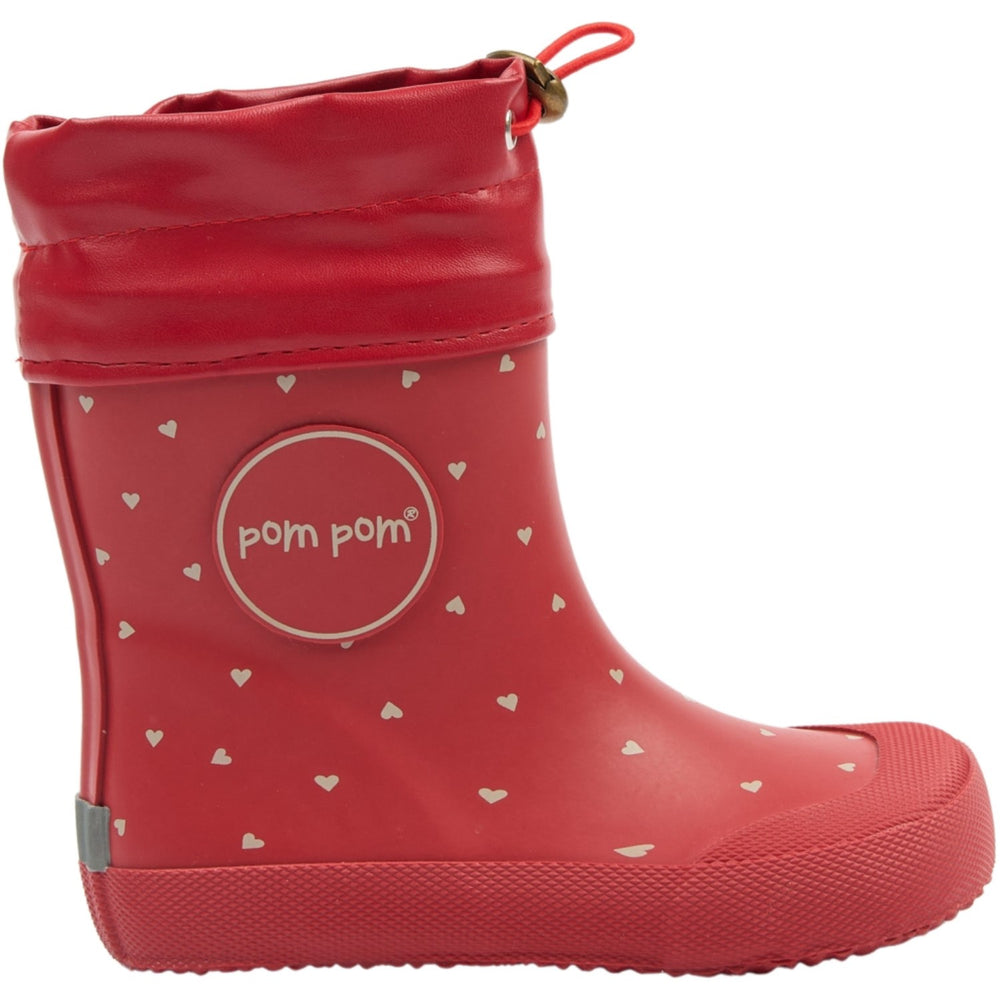 Køb Pom Pom Samba Heart AOP Bell Barefoot Gummistøvler