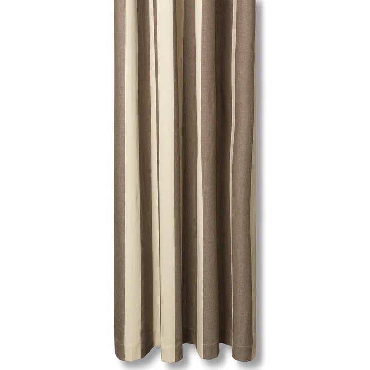 Ferm Living - Chambray Duschvorhang, carob brown / parchment
