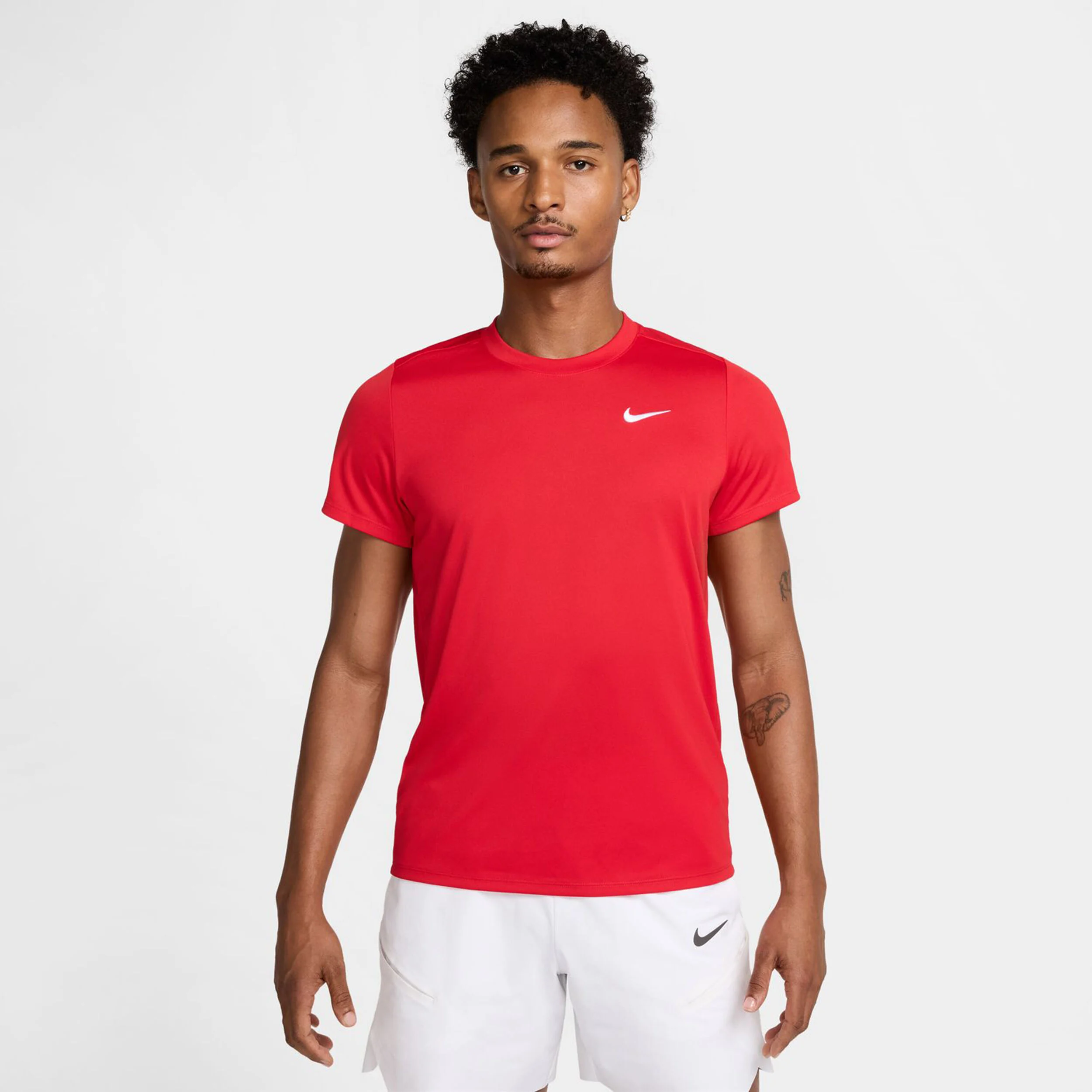 Nike Court Dry Victory T-shirt Hommes - Rouge , Blanc