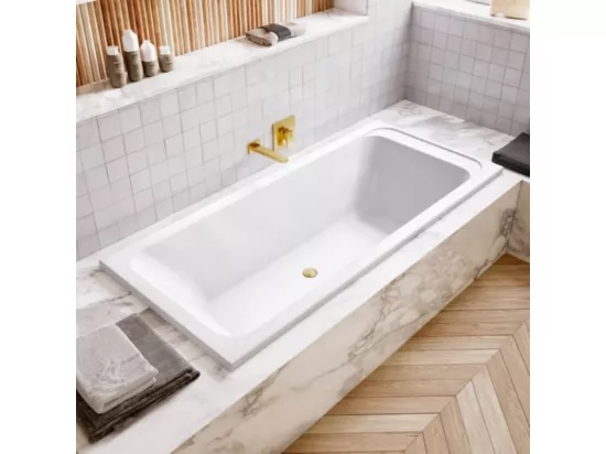 Baignoire droite 180 X 80 VILLEROY ET BOCH Architectura acrylique avec pieds