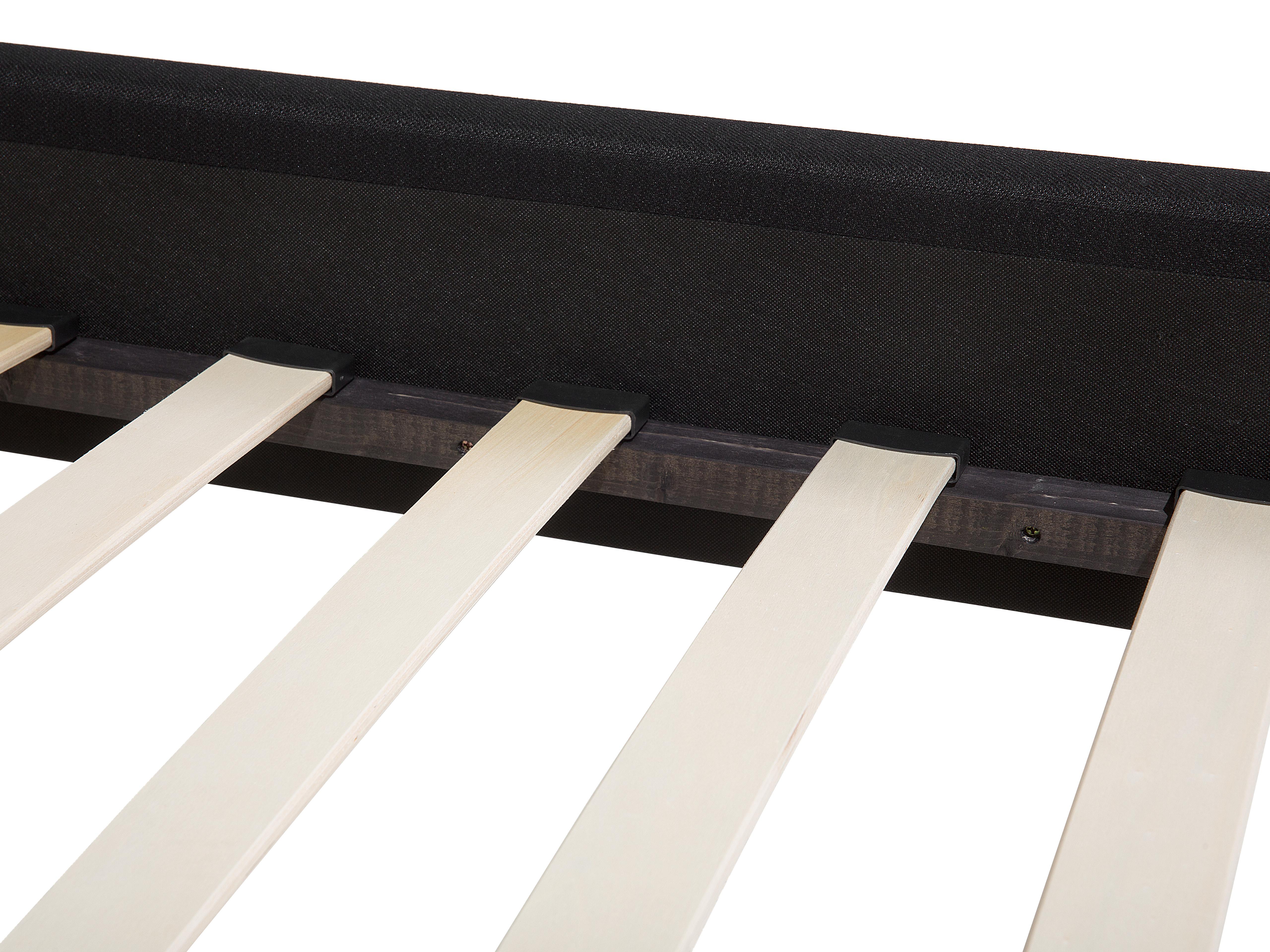 Bed Stof COLMAR 180 x 200 cm Zwart