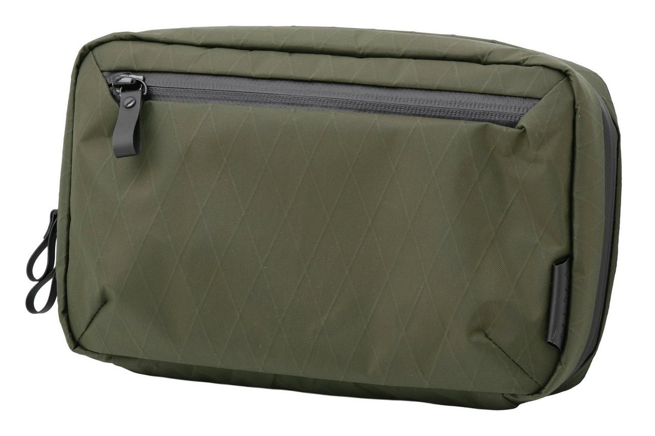 Alpaka Gear Elements Tech Case AD010490503 Dark Green, X-Pac VX21, tech-organizer en crossbodytas