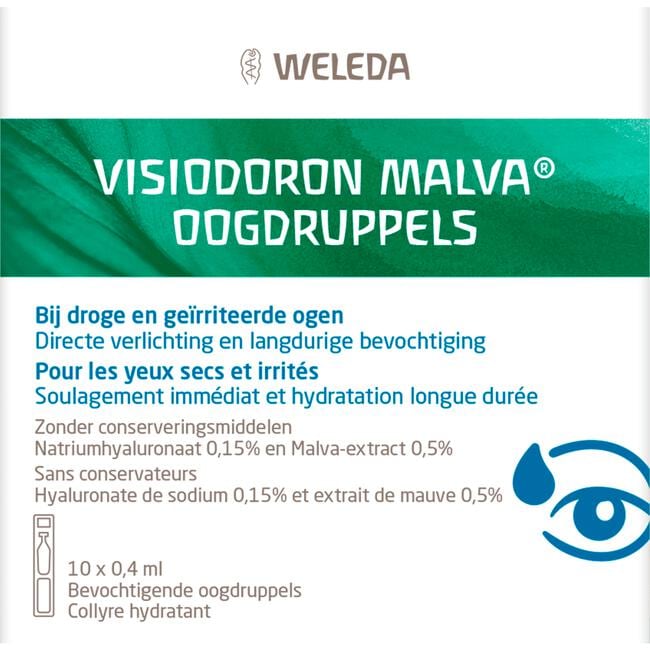 Weleda Visiodoron Malva Oogdruppels Ampullen 0,4 ML