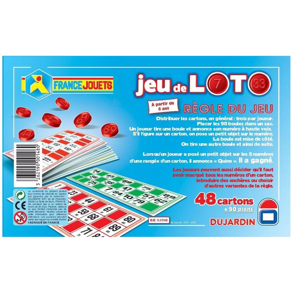LOTO 48 CARTONS