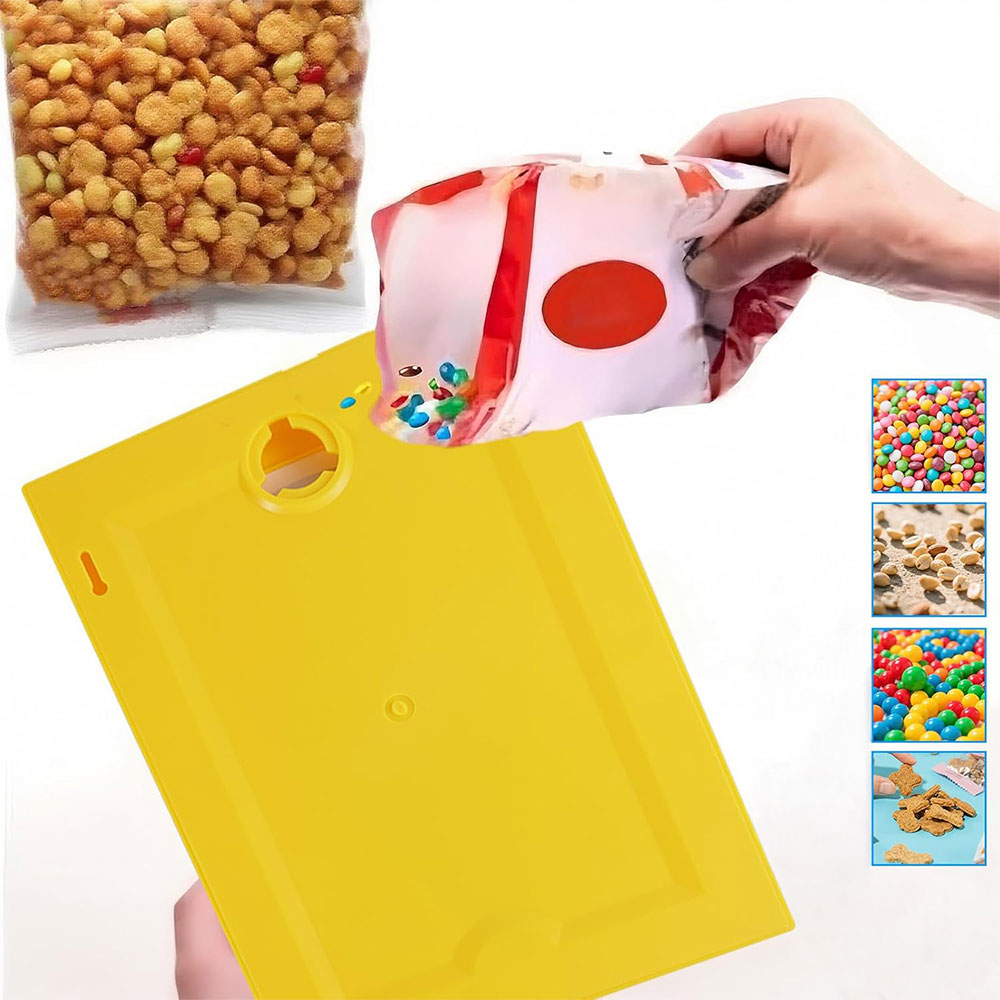 (295x210mm) Bilderrahmen Süssigkeiten Spender Candy Maschine DIY Home Deko Rahmen zum Befüllen für Bonbons / Kaugummis - Gelb