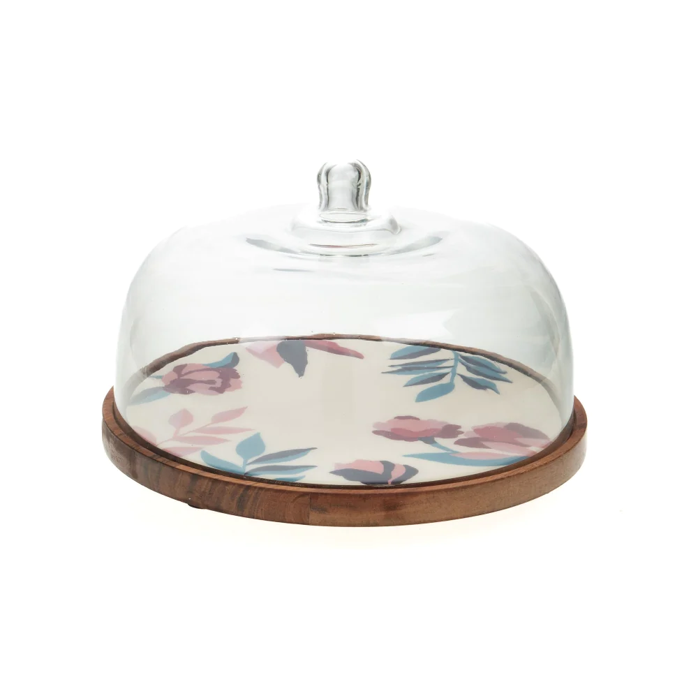 Plat rond avec cloche Romane 30 cm Amadeus