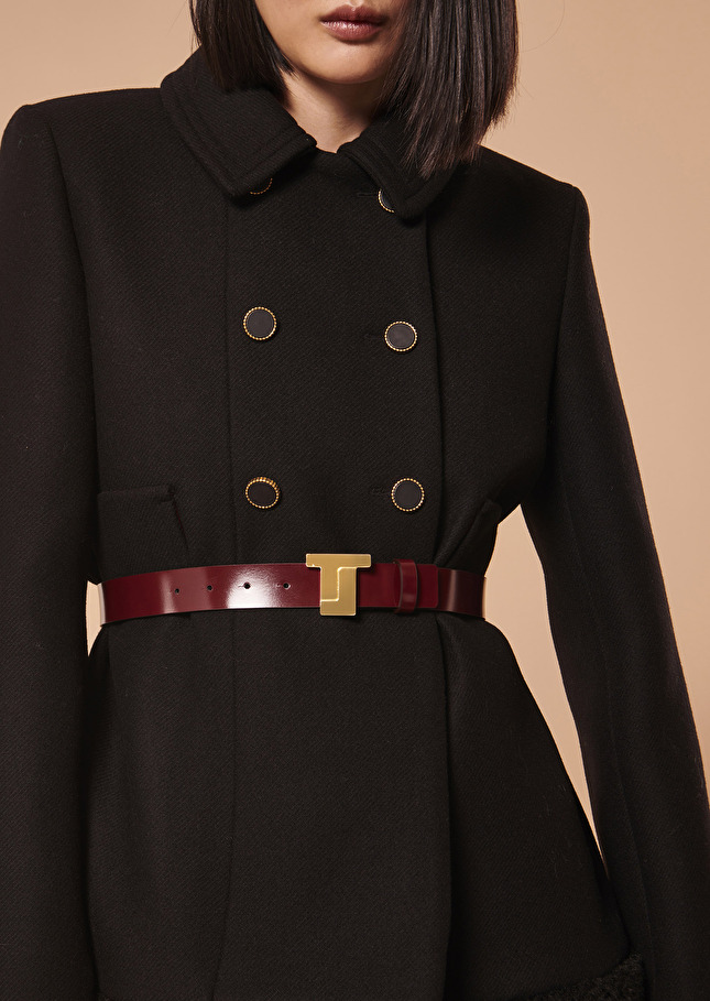 Ceinture 8 Bisbordeaux en cuir