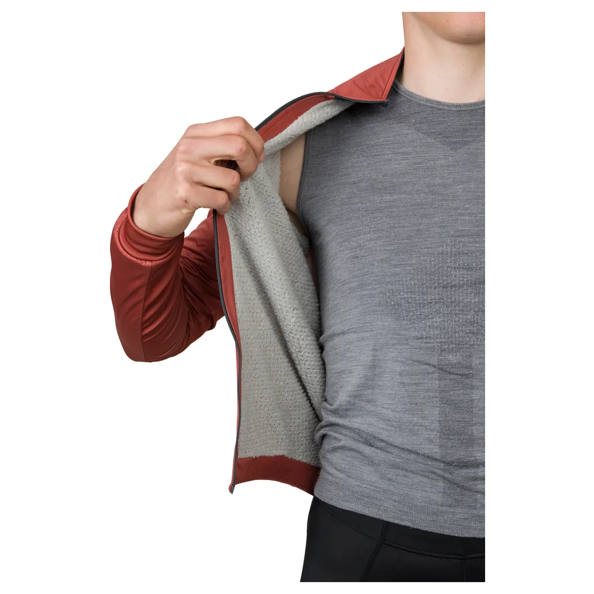 AGU SIX6 Polartec III Thermo Jakke Spice Rød