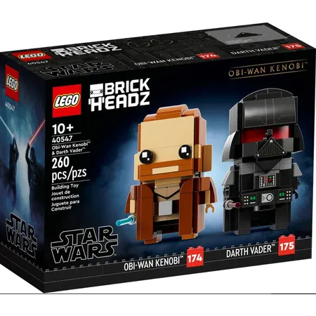 LEGO® Brickheadz 40547 Obi-Wan Kenobi™ & Darth Vader™