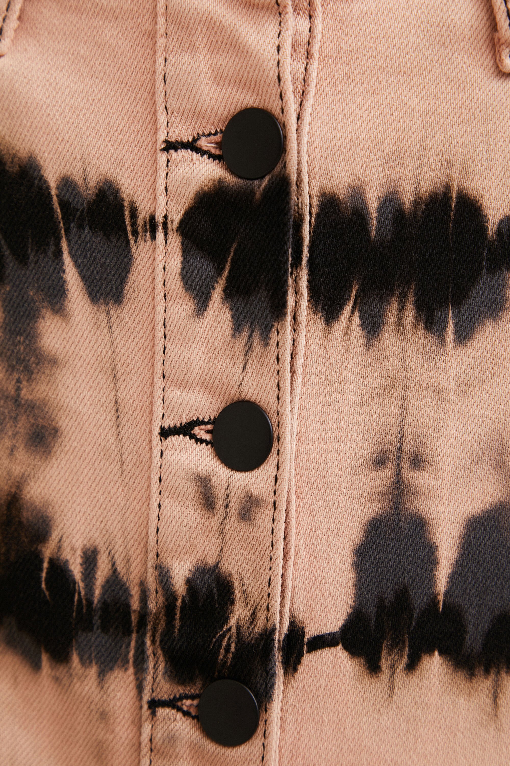 Minissaia jeans tie-dye